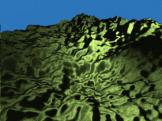 Added specular lighting. The tiny 'hairs' are the vertex normals.